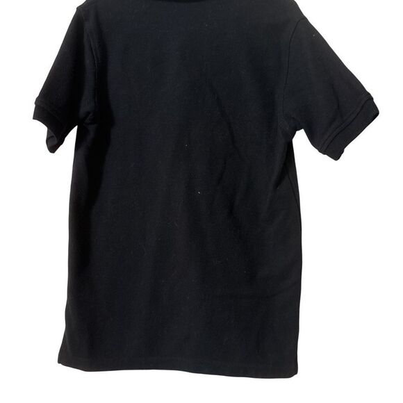 Boys size 8 French Toast Classic short sleeve Black Polo - Picture 2 of 2